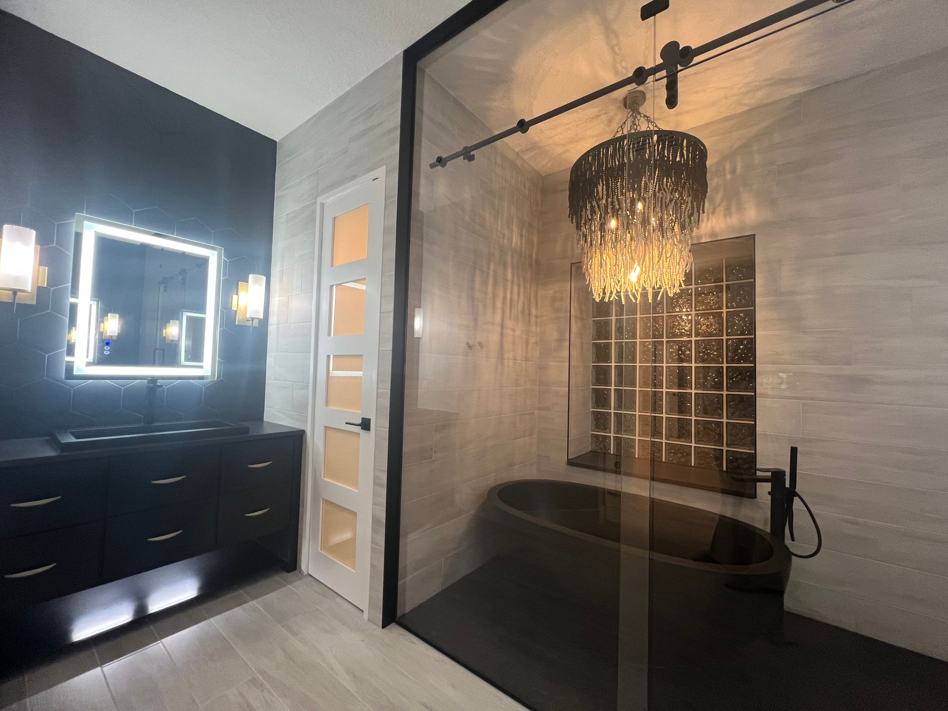 Moody Luxury Bathroom