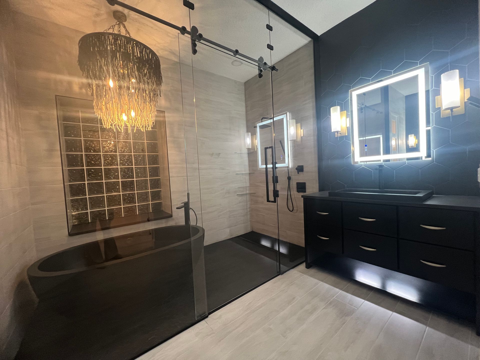 Moody Luxury Bathroom