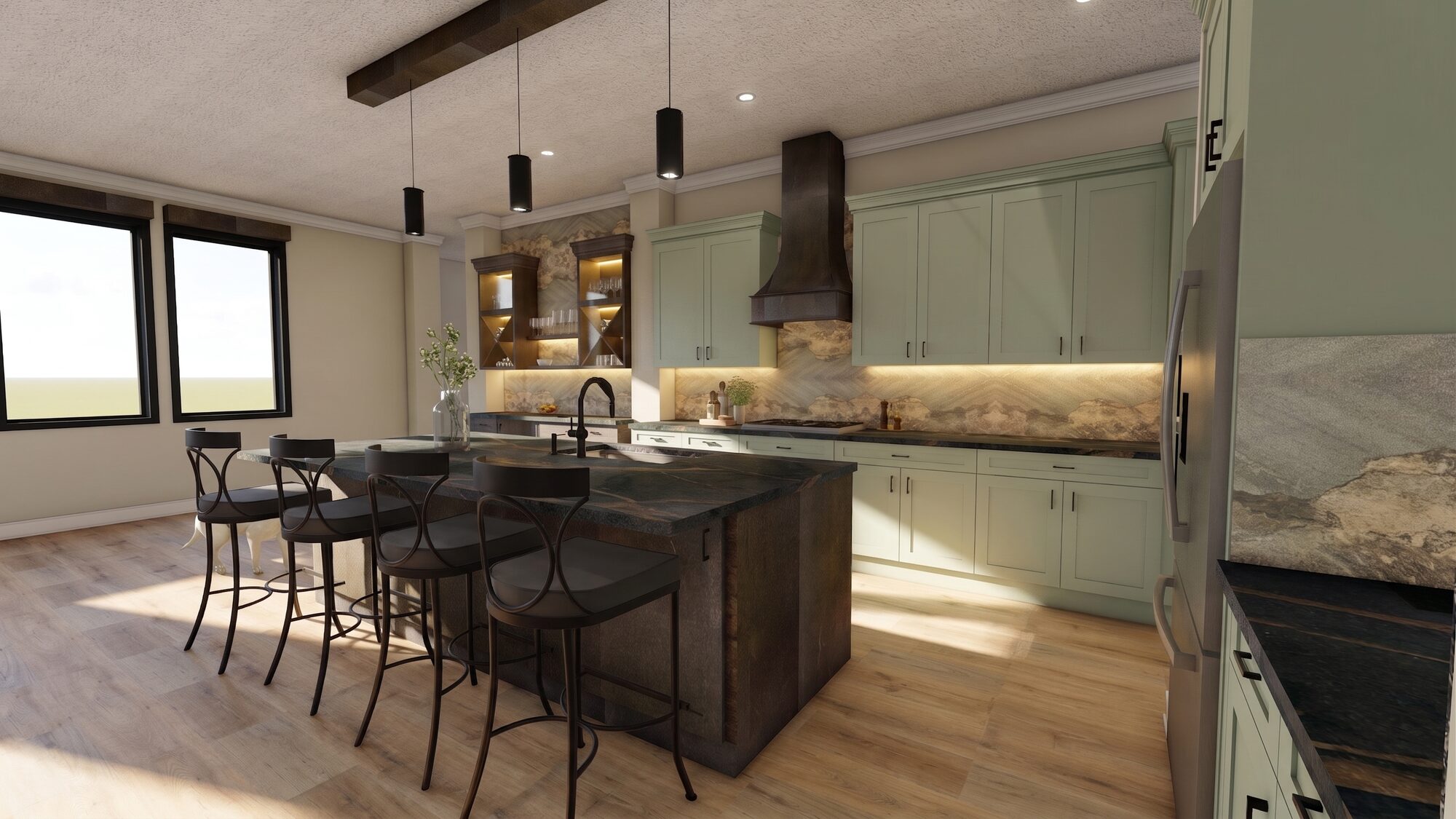 Rustic Kitchen